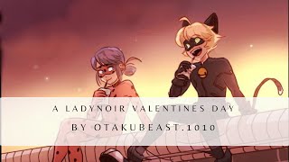 A Ladynoir Valentines Day  Miraculous Ladybug Comic Dub [upl. by Leunamne]