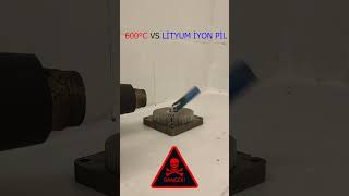 600°C VS LİTYUM İYON PİL  HAVAYA UÇMA GARANTİLİ [upl. by Giverin]