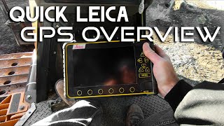 LEICA GPS  Heavy Equipment Machine Control  GPS on Heavy Equipment  GPS Machine Control Systems [upl. by Suki]