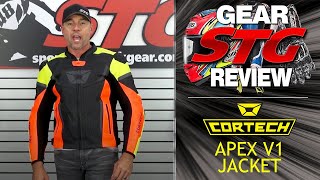 Cortech Apex V1 Jacket Review  Sportbike Track Gear [upl. by Ursel887]