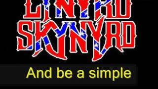 Simple Man Lynyrd Skynyrd KARAOKE INSTRUMENTAL [upl. by Fae]