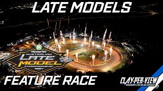 Late Models  Australian Title 202324  Toowoomba  27th Apr 2024  ClayPerView [upl. by Ulric]