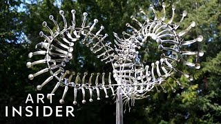 How These Metal Sculptures Move With The Wind [upl. by Brott86]