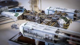 Star Wars Studio Scale YWing Model [upl. by Marx]