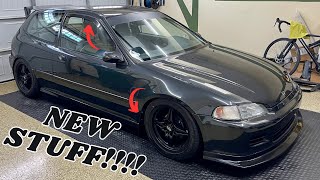 EG Honda Civic Hatchback  Some Maintenance and 2 Subtle Mods [upl. by Aicrop824]