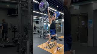 Clean amp Jerk 1RM Test  Training Log W24D4 weightlifting 舉重 [upl. by Eitirahc]