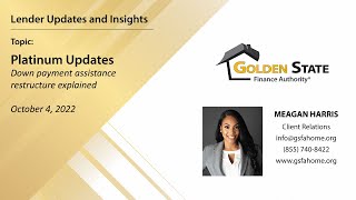 Platinum Assistance Restructured  GSFA Lender Updates amp Insights 20221004 [upl. by Nadabus]