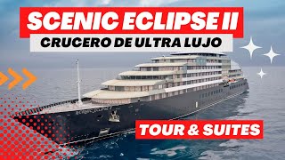 Ultra lujo Así es el mega yate de cruceros de expedición Scenic Eclipse II [upl. by Grimaldi]