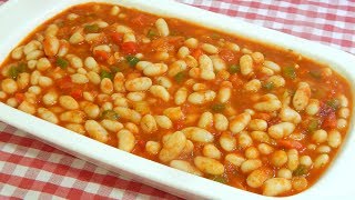 Cómo hacer unas alubias viudas Receta rápida ligera y deliciosa [upl. by Llecram910]