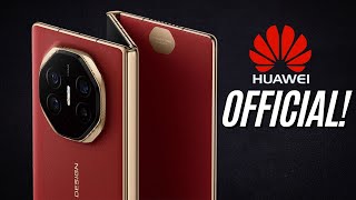 Huaweis Triple Foldable Phone  FINALLY [upl. by Christiansen]