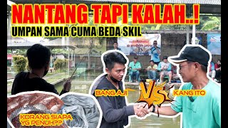 GILA EMANG  BANG AJI NANTANG KANG ITO MANCING BANYAKBANYAKAN IKAN UMPAN SAMA TAPI KALAH [upl. by Raina]