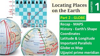 Locating Places on Earth PART 2 of 3 Class 6  Chapter 1 NCERT Social Science [upl. by Kimber570]