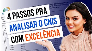 Como analisar o CNIS com excelência pra fazer um planejamento previdenciário  com Celise Beltrão [upl. by Joete573]