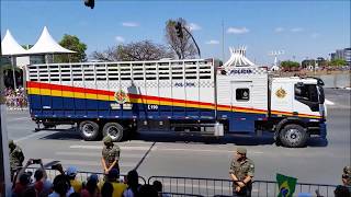 Desfile de Viaturas da Polícia Militar do DF  7 de Setembro de 2018 Brasília  DF [upl. by Buddie]