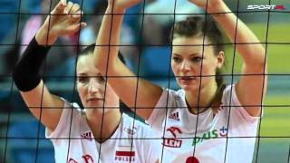 Igrzyska Europejskie Polskie siatkarki w półfinale [upl. by Odnomyar198]