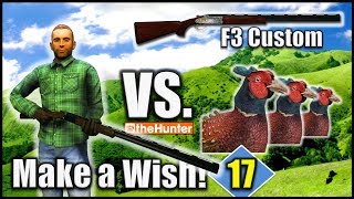 Blaser F3 OU Custom Grade vs Pheasants Make a Wish 17  theHunter Classic [upl. by Eudora]