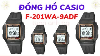 Đồng hồ Casio  Đồng hồ nam Casio huyền thoại F201WA9ADF chính hãng [upl. by Kalil]