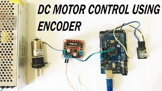 DC Geared Motor Direction and Speed Control using L298N and Incremental Rotary Encoder [upl. by Ehcrop]