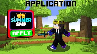 Summer Smp Season 2 Application  RealPlayzOP FakePlayzzzz  Best Application  Vihaan Pro Gamer [upl. by Aihsenor553]