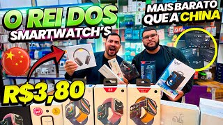 ACHEI NA 25 DE MARÇO O MAIOR E MAIS BARATO FORNECEDOR DE SMARTWATCH FONES ELETRONICOS E MUITO MAIS [upl. by Bunnie740]