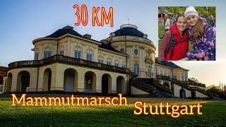 Mammutmarsch in Stuttgart 30 km [upl. by Aldin]