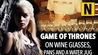 Game Of Thrones Theme Song On Wine Glasses Pans and a Water Jug [upl. by Atina]