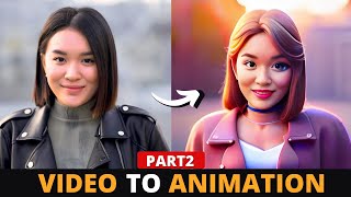 2 Free Ways To Turn Any Video Into Animation With Ai  Free Video To Animation Ai [upl. by Belding]