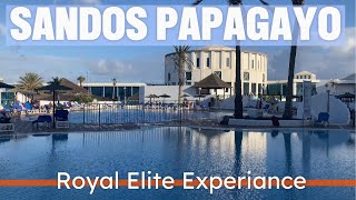 Royal Elite vs Regular AllInclusive 7 Days at Sandos Papagayo Hotel [upl. by Ahsienahs720]