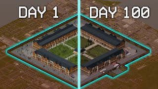 I Survived 100 Days in Insane Population Louisville  Project Zomboid Movie [upl. by Kcirederf75]