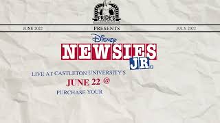 Prides Young Artists Newsies Jr Trailer [upl. by Blas]