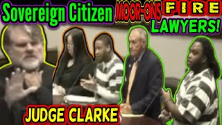 Rude SovCits FIRE LAWYERS amp Go PRO SE Judge Clarke Sovereign Citizens Propria Persona Sui Juris [upl. by Tillinger784]