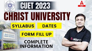 Christ University Admission Process 2023 Begins  Complete Information About Syllabus Form Fill Up [upl. by Farrison]