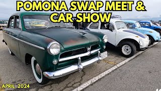 Pomona Swap Meet and Classic Car Show at Pomona CA ALL CARS April 14 2024 [upl. by Masry]