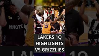 Lakers DOMINATE in 1st Quarter vs Memphis Grizzlies [upl. by Donelle980]