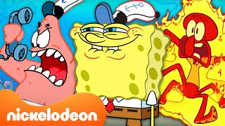 Bob Esponja  55 MINUTOS de Momentos Clássicos do Bob Esponja 🧽  Nickelodeon [upl. by Aekerly]