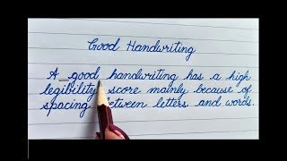 How to improve Handwriting  Good handwriting  Handwriting Practice [upl. by Afinom]