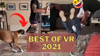 Best VR Funny Moments amp Fails of 2021 [upl. by Fates791]