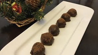 Chocolate Rum TrufflesChristmas Rum Balls [upl. by Aileek40]