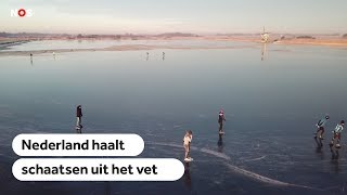 SCHAATSEN Nederland haalt de schaatsen uit het vet [upl. by Jareb]