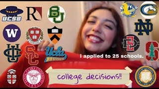 COLLEGE DECISION REACTIONS 2024  privates ivies ucs csus [upl. by Issie622]