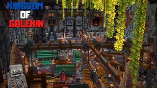 DWARVEN MINES  Minecraft Timelapse [upl. by Goodden]