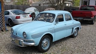 1964 Renault Dauphine Automatic  Walk Around [upl. by Martina915]