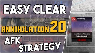 Annihilation 20  Ashy Marsh  AFK Strategy 【Arknights】 [upl. by Power]