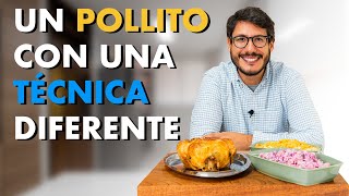 POLLO DORADO Y JUGOSO SIN ACEITE EN LA FREIDORA DE AIRE  KHABIR TELLO [upl. by Ellenij]