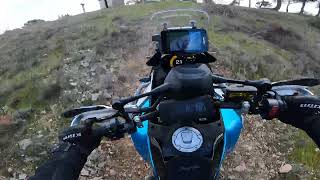 CFMOTO 450 MT La CeFerina en el alto de la Atalayuela junto a la Cruz de los Muertos [upl. by Noiemad]