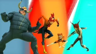 Miraculous Ladybug MissHoundRoosterBoldCaprikidampMinotaurox Transformations amp Powers Indonesian [upl. by Lathan]