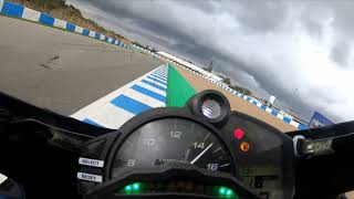 OnBoard Jerez Yamaha R6 Alessandro Bartheld [upl. by Yadnus674]