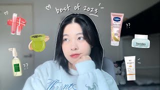 BEST OF 2023 ♡ haircare skincare makeup [upl. by Nosnorb]