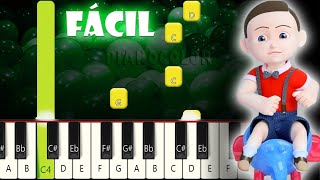 Pipí Popó  Piano Tutorial FÁCIL  Cover  Karaoke [upl. by Harlene]