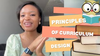 Principles of curriculum development [upl. by Aryamo]